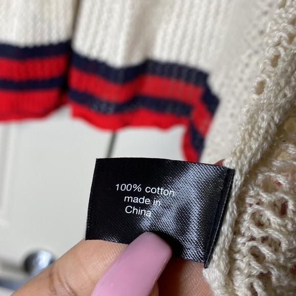 Lane Bryant Open Stitch Knitted Hoodie Short Sleeve Cardigan 14/20 - Picture 4 of 5